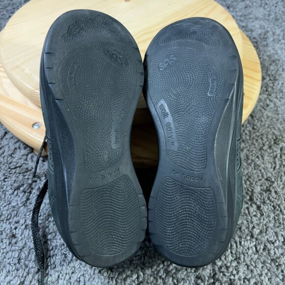 SAS Shoes Walk Easy Oxford Womens Size 7 Extra Wide Leather Sneaker Made in USA - Picture 8 of 8